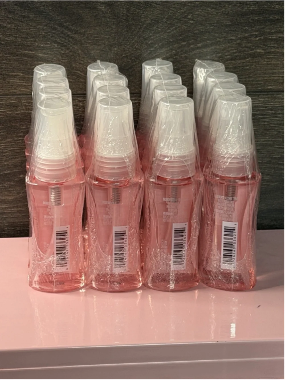 Body Fantasies Pink Sweet Pea Fantasy Body Mist 1 oz Lot of 16 NEW Sealed Case